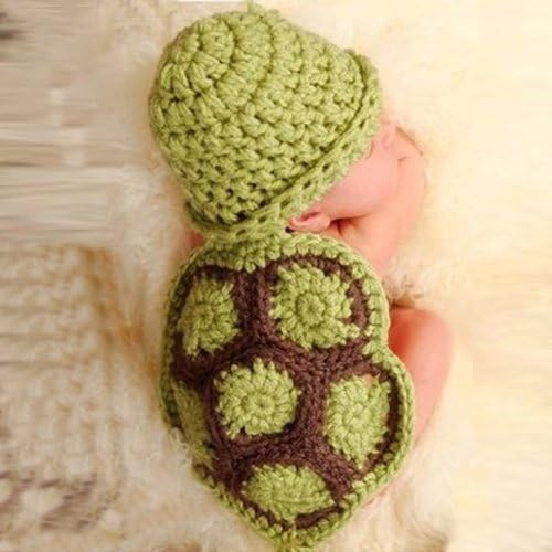 Bluesky Baby Girl Boy Newborn Turtle Knit Crochet Beanie Hat
