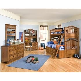 Legacy Classic Furniture Kids Expedition Bedroom Collection Desk and Hutch - Free Shipping
