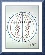 "Astrology" by Jean Cocteau - Framed Artwork