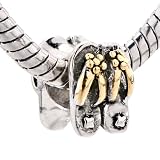 51T35cuUdFL. SL160  Sterling Silver Jewelry: Stylish Flip Flop Charm Bead Fits Pandora Bracelet