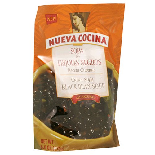 Nueva Cocina Black Bean Soup, Cuban Style, 6-Ounce Units (Pack of 6) by Nueva Cocina