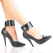 Pleaser Shoes Women's STILETTO, 5-Inch High Heel w/Classic Closed Toe Pump W/Ankle Cuff 202
