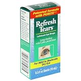 Allergan Refresh Tears Lubricant Eye Drops, 0.5-Ounce Bottle (Pack of 2)