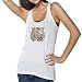 LSU Tigers Women's White Oversized Tank