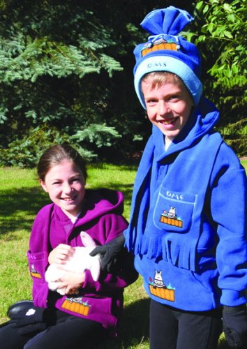 Kinder Fleece-Kapuzenpullover