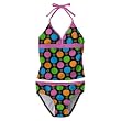 Girls' Circo&reg; 2-Piece Dot Tankini - Brown