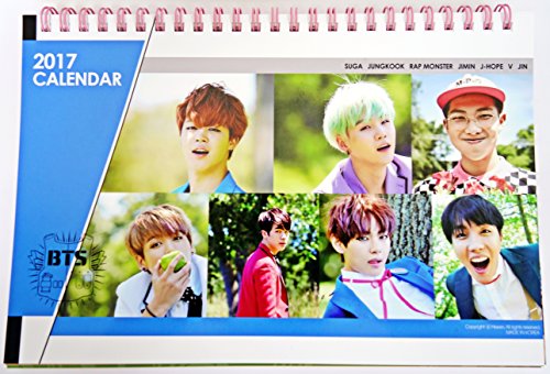 Bangtan Boys BTS 2017-2018 Desk Calendar (BTS GROUP)