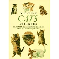 Old-Time Cats Stickers: 24 Pressure-Sensitive Designs (Pocket-Size Sticker Collections)