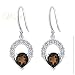 STUDIO 925: *SMOKEY TOPAZ HORSESHOE EARRINGS*