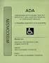ADA Americans with Disabilities Act Compliance Manual for Wisconsin