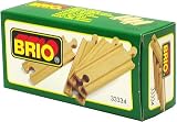 Learning Curve BRIO 33334 Wooden Railway System: Short Straight Tracks