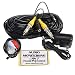 VideoSecu High Sensitive Preamp Microphone Audio Pickup Device Sound Voice Pickup Kit with 100 Feet Cable and Power Supply WUH