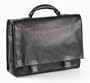 Clava 96574 Tuscan Flap Briefcase - Tuscan Black