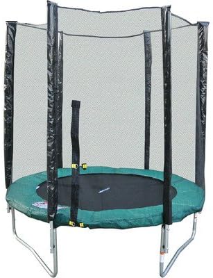 6' Trampoline Combo with Enclosure Pad Color: Green