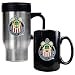 Chivas USA MLS Stainless Steel Travel Mug and Black Ceramic Mug Set - Primary Team Logo by Great American Products