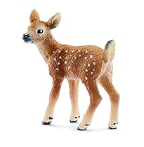 Schleich White-Tailed Fawn Toy Figure
