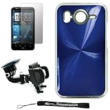 Premium Metallic Blue Design Cover / Snap On Crystal Protective Hard Case f ....