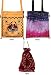 Indian Handbags Cotton Beaded and Embroidered, 3 Pieces Set (gmbg004)