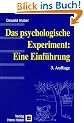Das psychologische Experiment, Eine Einf�hrung