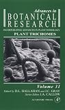 Advances in Botanical Research: Incorporating Advances in Plant Pathology Plant Trichomes