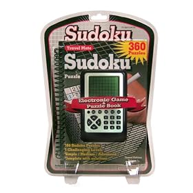 Sudoku Hand Held Game With Puzzle Book by Sudoku