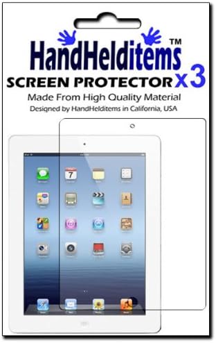 3 Packs of HHi iPad 2 Crystal Clear Screen Protector ( 3 Packs + Free HandHelditems Stylus Pen)