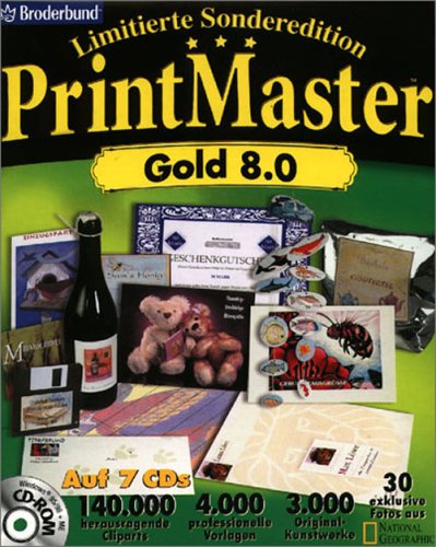 Childrens Toyshop  Software : PrintMaster 8 Gold Sonderedition