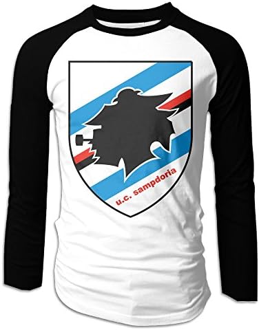 SuperYY Men's Unione Calcio Sampdoria Raglan Baseball T-Shirt