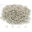 1000 Jump Rings White Chain Necklace Connector 19 Gauge