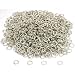 1000 Jump Rings White Chain Necklace Connector 19 Gauge