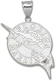Florida Marlins Round Logo Giant Charm/Pendant -Choose from 14K/10K, Stainless Steel or Gold Plated