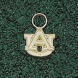 Auburn Tigers AU 3/8 Hooplet - 14KT Gold Jewelry