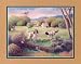 Springer Spaniels (Chasing Ducks) Art Poster Print - 16 X 20