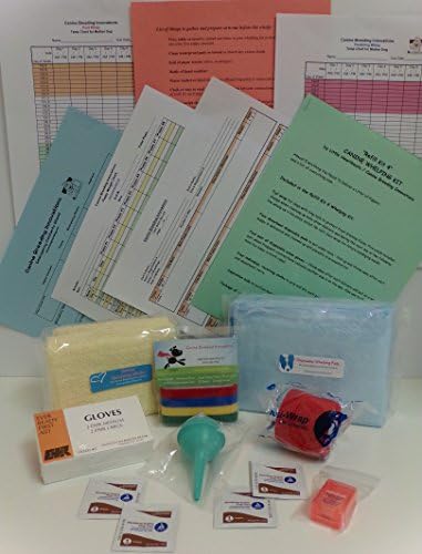 Whelping Kit Refill for up to 4 for Puppies Dogs