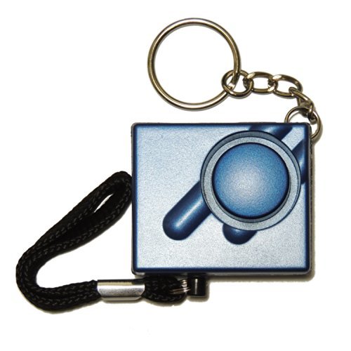 Metallic Blue Mini Minder Loud Personal Staff Panic Rape Attack Safety Security Alarm 140db - Secured by Design Approved (UK Police Preferred Specification)