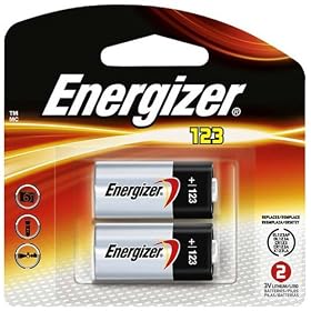 Energizer EL123APB2 Lithium Photo Battery 2-Pack
