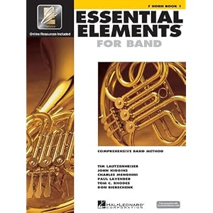 Essential Elements for Band - F Horn Book 1 with EEi
