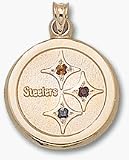 3/4 3 Stone Pendant -Choose From 14K Gold 10K Gold or Stainless Steel