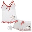 Betty Boop Red and Gray Shorty Pajamas for Juniors