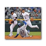 MLB Colorado Rockies Troy Tulowitzki 13x11 3-D Photo