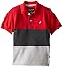 Nautica Big Boys' Short Sleeve Colorblock Pique Polo