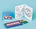 12 Party Favor Kits of Fire Engine Fun Coloring Books and Crayons