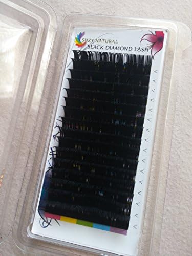 Black Diamond Lash ~ C / 0.20mm / 13mm ~ Professional Individual Eyelash Extensions ~ 16 ROWS PER TRAY ~ Premium Lightweight Soft Eyelashes ~ TOP SALON GRADE Lashes