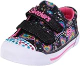 Skechers Twinkle Toes Lookies Baby Buds Sneaker ToddlerBlackMulti7 M US Toddler
