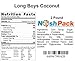 Nosh Pack Long Boys Coconut 2 Lbs