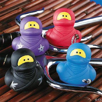 Ninja Rubber Duckies (1 dz)