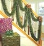 18 Ft. Green Pine Life Like Christmas Garland Tinsel For Indoor/Outdoor
