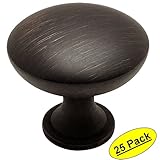 Cosmas® 5305ORB Oil Rubbed Bronze Traditional Round Solid Cabinet Hardware Knob - 1-1/4" Diameter - 25 Pack