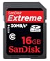 SanDisk Extreme 16 GB SDHC Class 10 Memory Card (SSDSDX3-016G-A31)