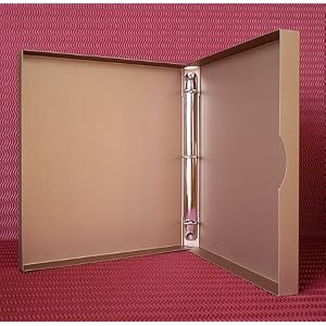SOS-Aluminum-Clamshell-Three-Ring-Binder-11-x-14-x-1-Color-Copper